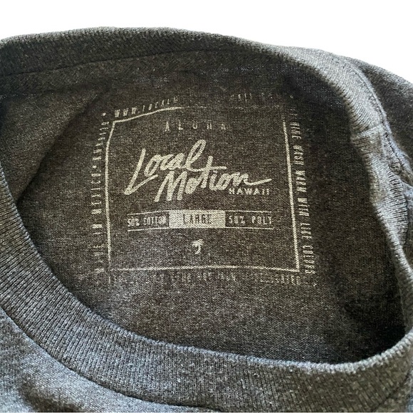 LOCAL MOTION Good Vibrations Surf Hawaii Tee Shirt Men L Large - Picture 5 of 6